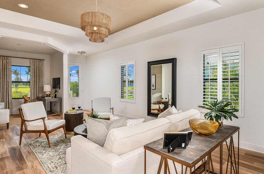 Representative furnished interior of a home built from the Imagination 2 by Neal Communities in Canoe Creek, Parrish (Image 15).