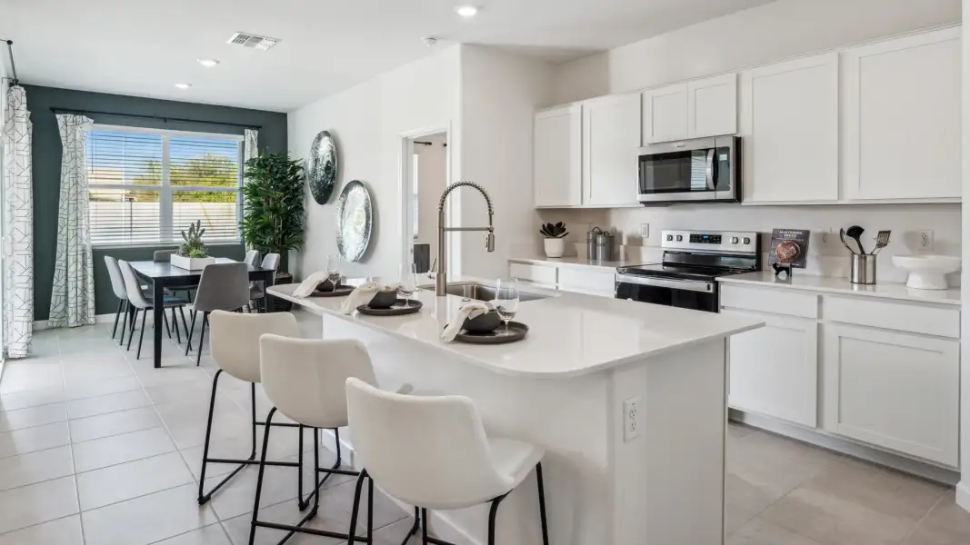 Furnished interior view inside a new home in Desert Moon Estates, Buckeye (Image 5).