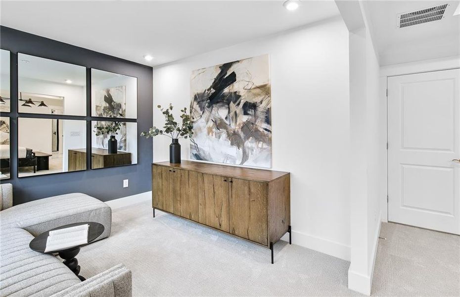 Furnished interior view inside a new home in Rose Creek, Cumming (Image 47).