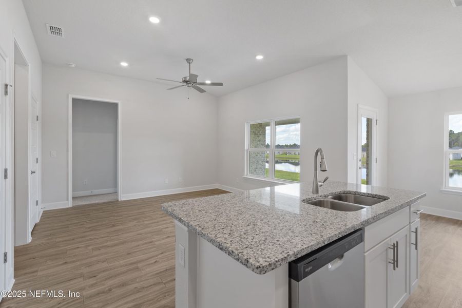 Furnished interior view inside a new home in Shadow Crest at Rolling Hills, Green Cove Springs (Image 4).