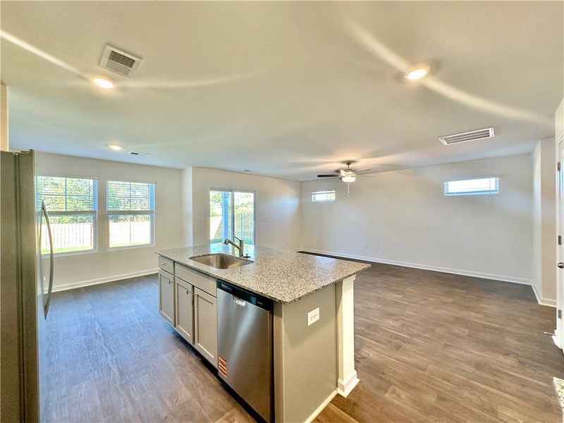 Furnished interior view inside a new home in Champions Village at Cherry Hill, Pendleton (Image 3).