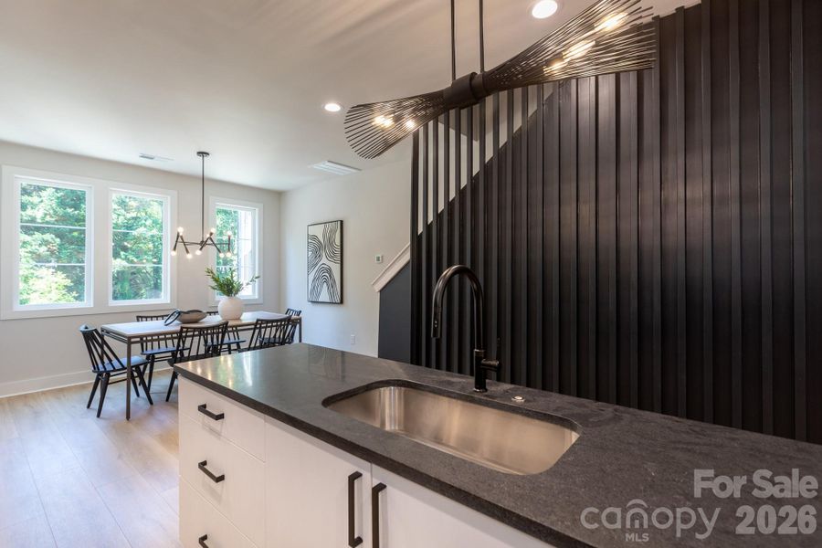 Furnished interior view inside a new home in , Charlotte (Image 25).