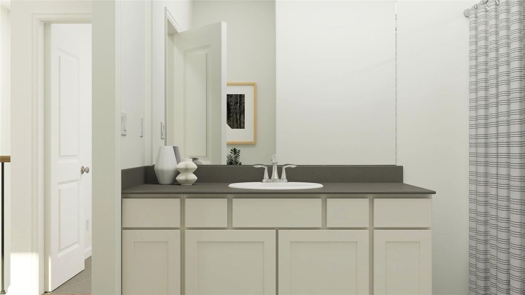 Furnished interior view inside a new home in The Preserve at Rosenberg, Rosenberg (Image 8).