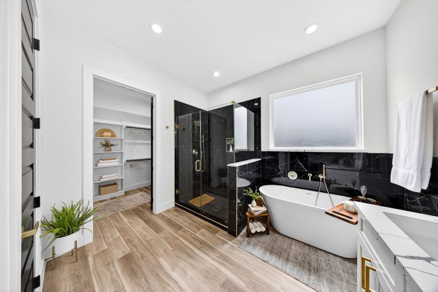 Furnished interior view inside a new home in , New Caney (Image 34).