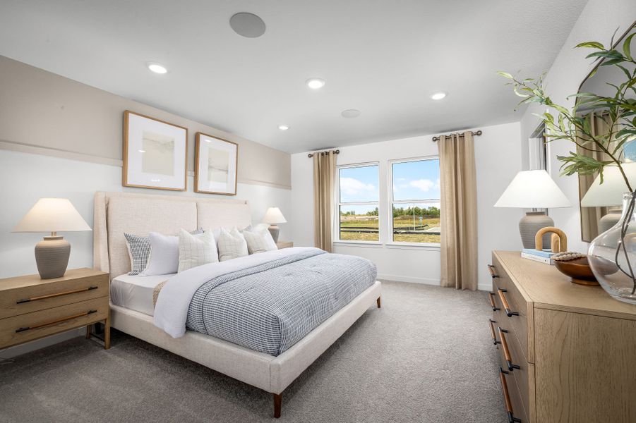 Representative furnished interior of a home built from the Sandalwood by Pulte Homes in La Cima, San Marcos (Image 5). Representative furnished interior of a home built from the Sandalwood by Pulte Homes in La Cima, San Marcos (Image 5).