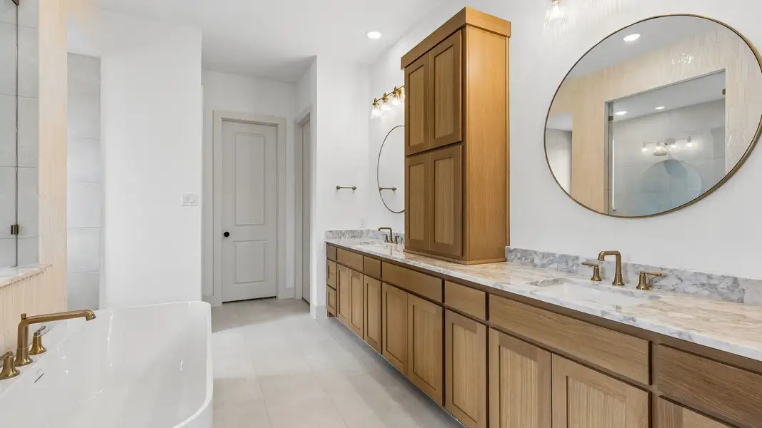 Representative furnished interior of a home built from the Colton by Southgate Homes in The Reserve at Watters, Allen (Image 10).