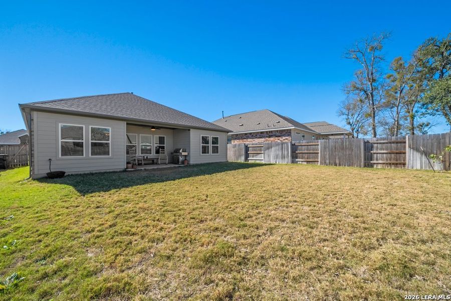 Exterior details and patio area of a home in , Kyle (Image 2). Exterior details and patio area of a home in , Kyle (Image 2).