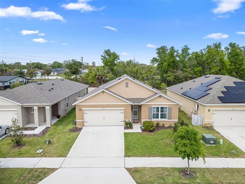 Front exterior of a new home in Cadence at Parc Hill, Orange City, FL, highlighting curb appeal (Image 25).