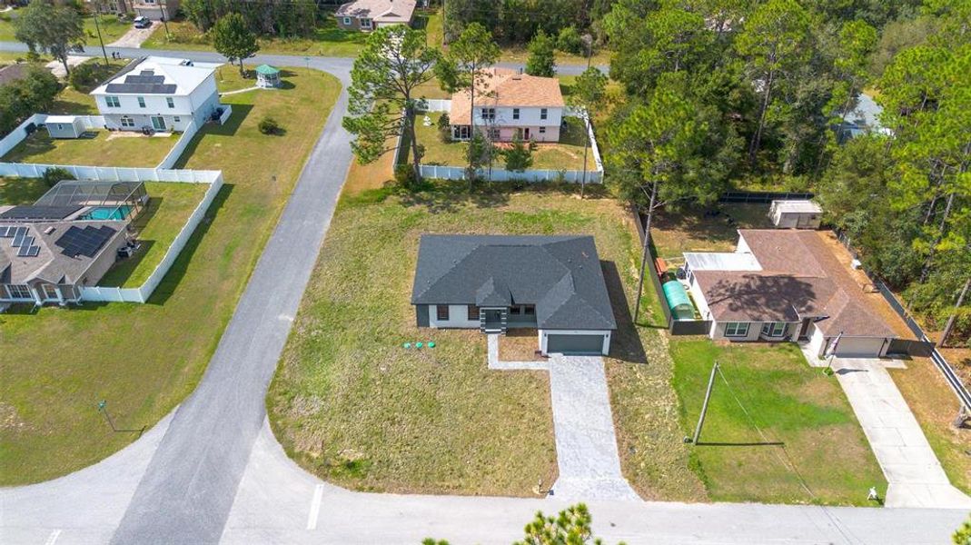 Front exterior of a new home in , Citrus Springs, FL, highlighting curb appeal (Image 22). Front exterior of a new home in , Citrus Springs, FL, highlighting curb appeal (Image 22).