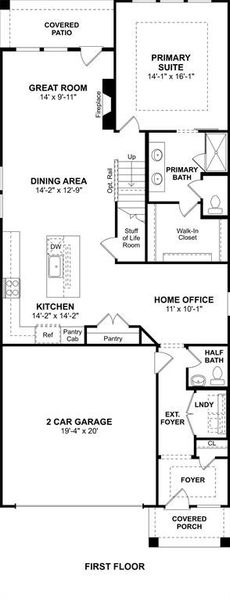 2D floor plan layout of this home in Heritage Ranch, Sherman, TX (Image 2). 2D floor plan layout of this home in Heritage Ranch, Sherman, TX (Image 2).