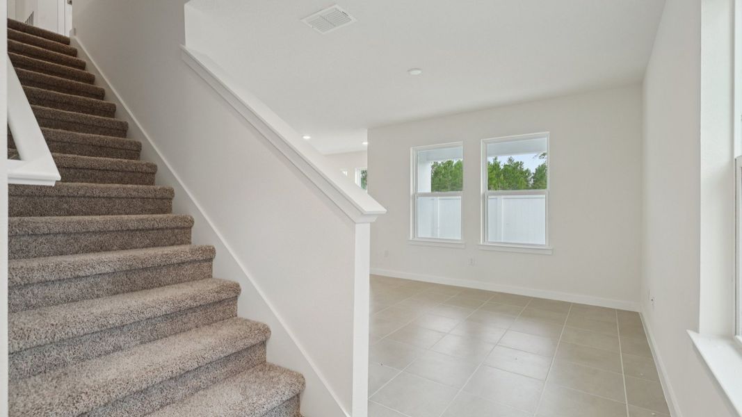 Stairway of the Coronado - End at Cyrene at Harmony located in St Cloud FL by DRB Homes