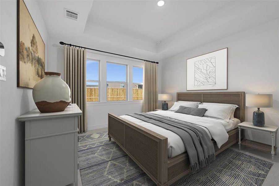 Furnished interior view inside a new home in Timberbrook, Justin (Image 15).