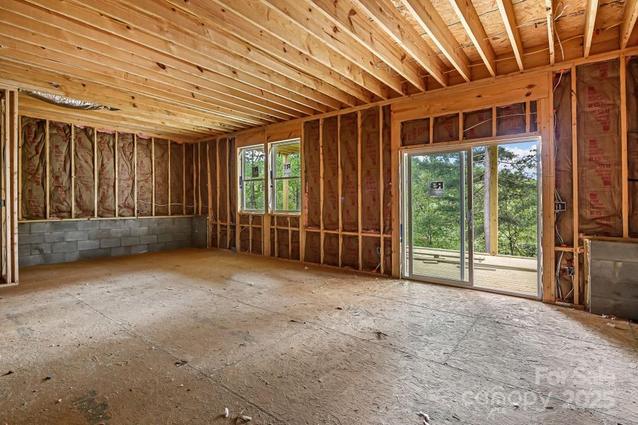Exterior details and patio area of a home in , Asheville (Image 8). Exterior details and patio area of a home in , Asheville (Image 8).