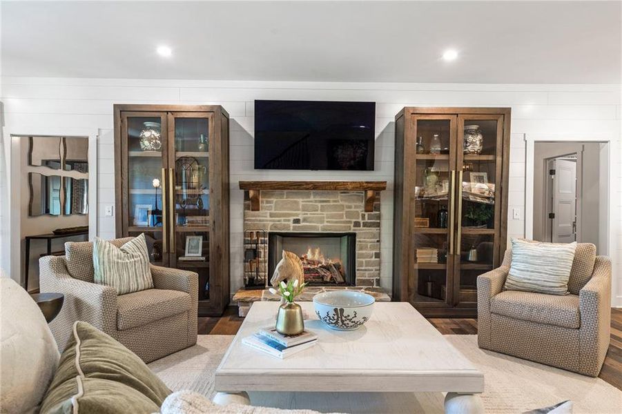 Furnished interior view inside a new home in , Canton (Image 44).