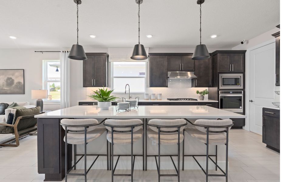 Furnished interior view inside a new home in Del Webb Sunbridge, St. Cloud (Image 7).