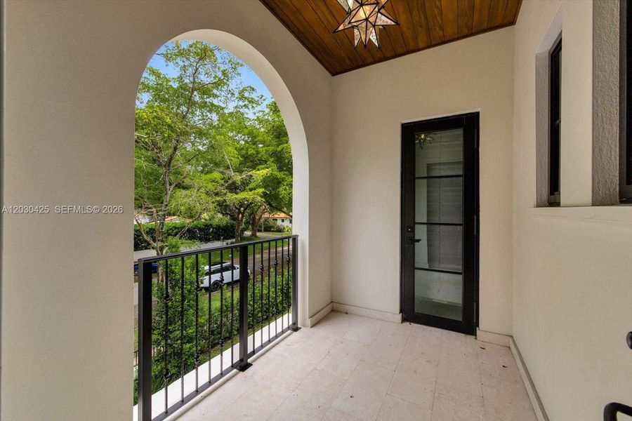 Exterior details and patio area of a home in , Coral Gables (Image 3). Exterior details and patio area of a home in , Coral Gables (Image 3).