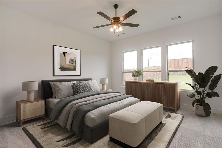 Furnished interior view inside a new home in Talon Hills, Fort Worth (Image 14).