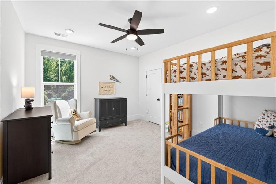 Furnished interior view inside a new home in Town Farms, Peachtree Corners (Image 42).