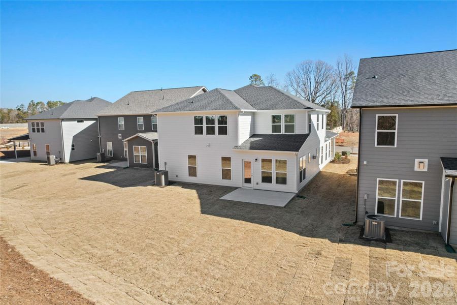 Exterior details and patio area of a home in Elmbrook, Indian Trail (Image 3).