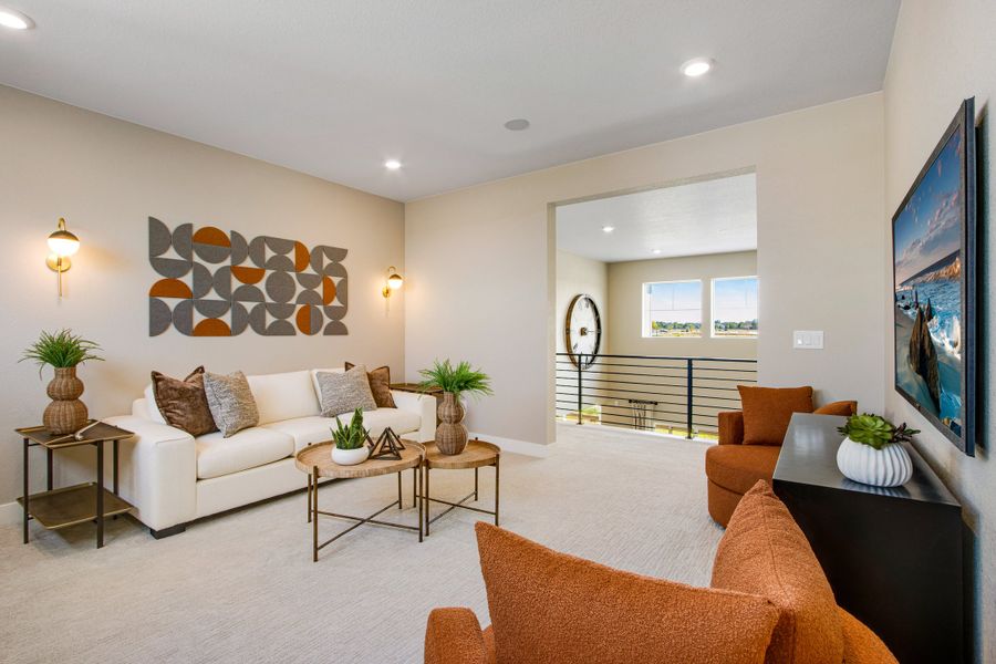 Representative furnished interior of a home built from the The Calloway by Tri Pointe Homes in Cordovan, Firestone (Image 26). Representative furnished interior of a home built from the The Calloway by Tri Pointe Homes in Cordovan, Firestone (Image 26).