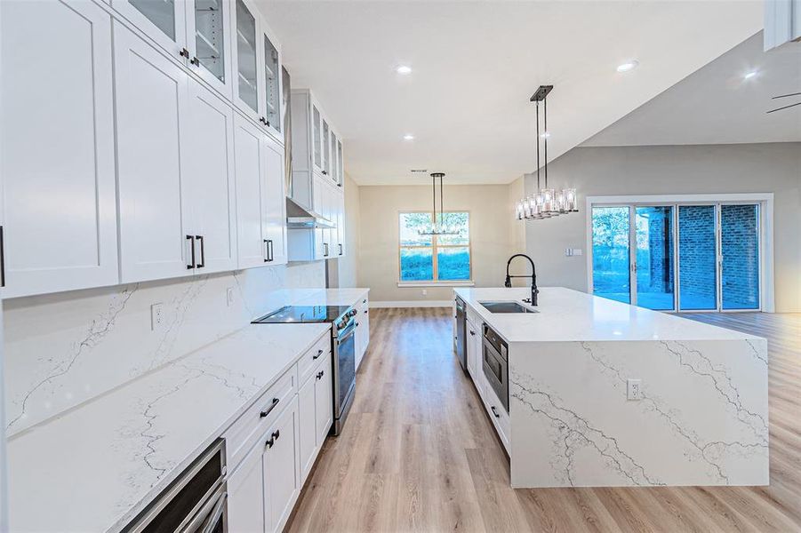 Furnished interior view inside a new home in , Decatur (Image 8).