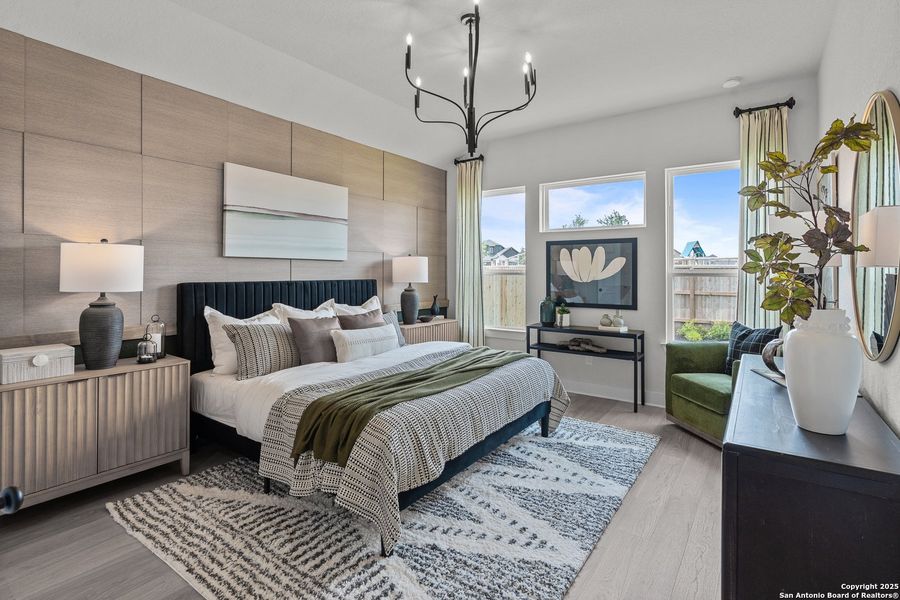 Furnished interior view inside a new home in Stillwater Ranch, San Antonio (Image 27).