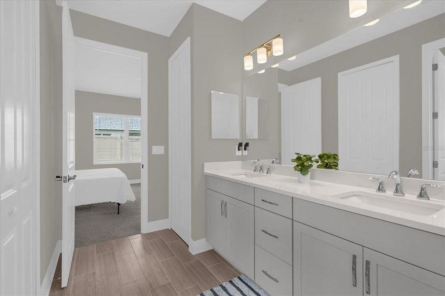 Furnished interior view inside a new home in Canoe Creek, Parrish (Image 26).