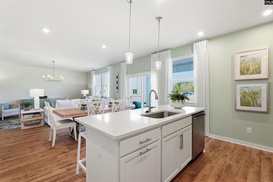 Furnished interior view inside a new home in Boykin Hills, Chapin (Image 9).