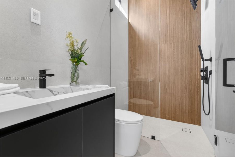 Furnished interior view inside a new home in , Miami (Image 16).