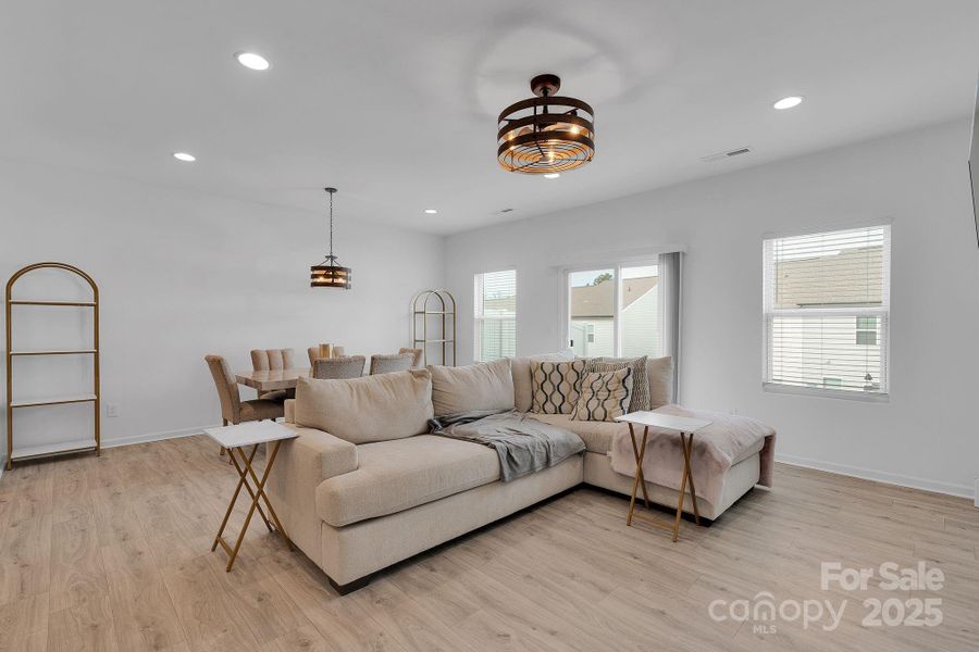 Furnished interior view inside a new home in , Charlotte (Image 18). Furnished interior view inside a new home in , Charlotte (Image 18).