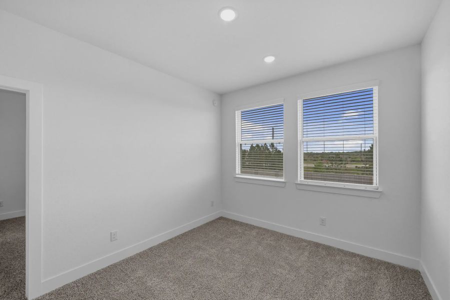 Representative unfurnished interior of a home built from the Cheverny by Chesmar Homes in Bridgeland Chateau, Cypress (Image 37).