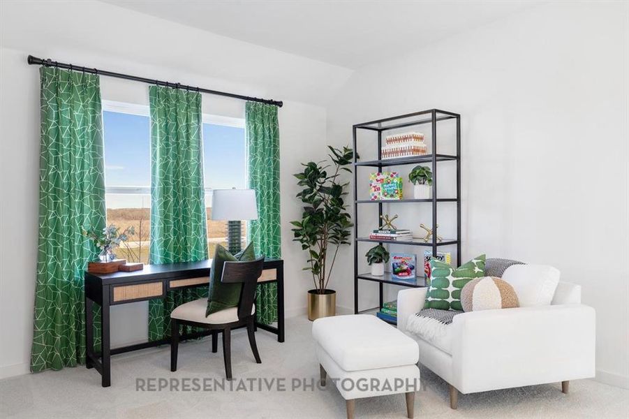 Furnished interior view inside a new home in , Royse City (Image 33).