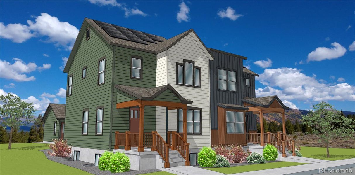 Exterior rendering of this home design in , Leadville, CO (Image 2). Exterior rendering of this home design in , Leadville, CO (Image 2).