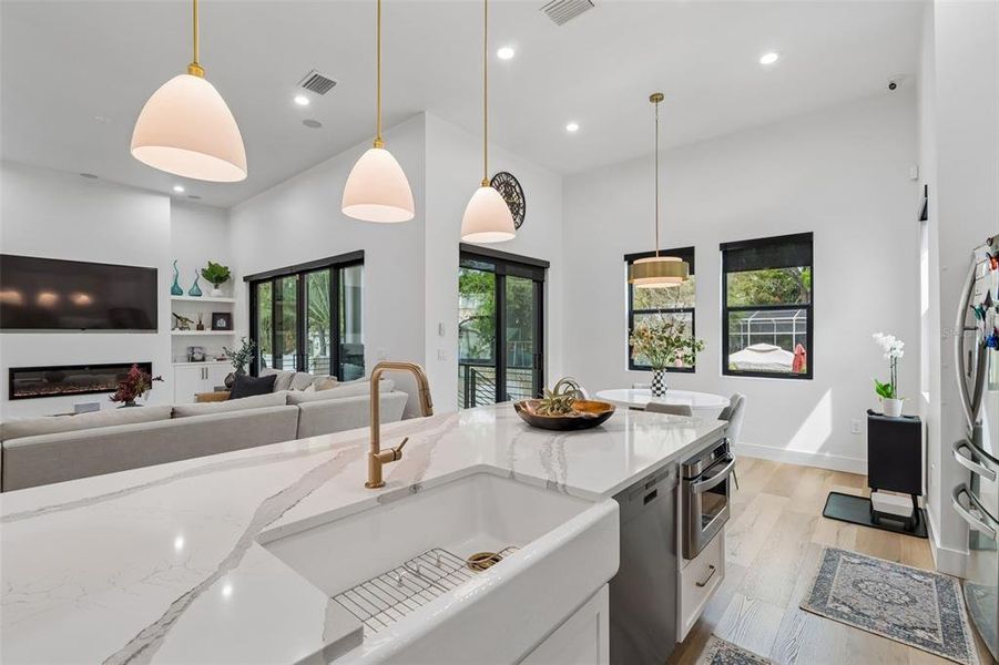 Furnished interior view inside a new home in , Tampa (Image 37). Furnished interior view inside a new home in , Tampa (Image 37).