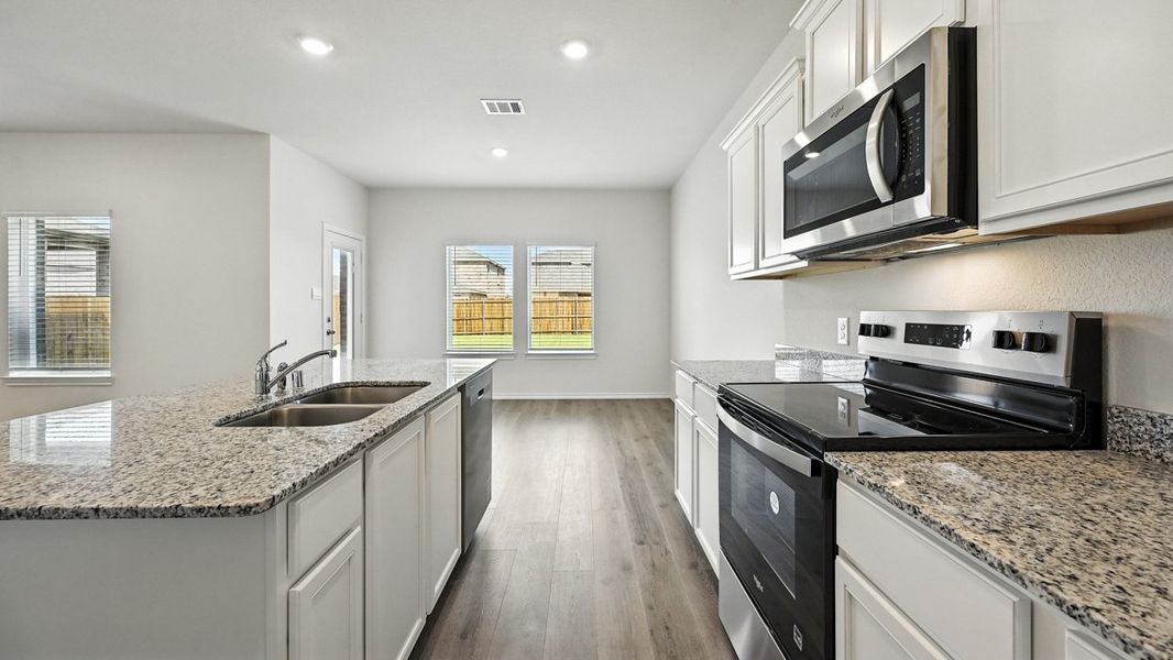Furnished interior view inside a new home in Wildcat Ranch, Crandall (Image 5).