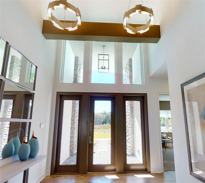 Furnished interior view inside a new home in , Newberry (Image 3). Furnished interior view inside a new home in , Newberry (Image 3).