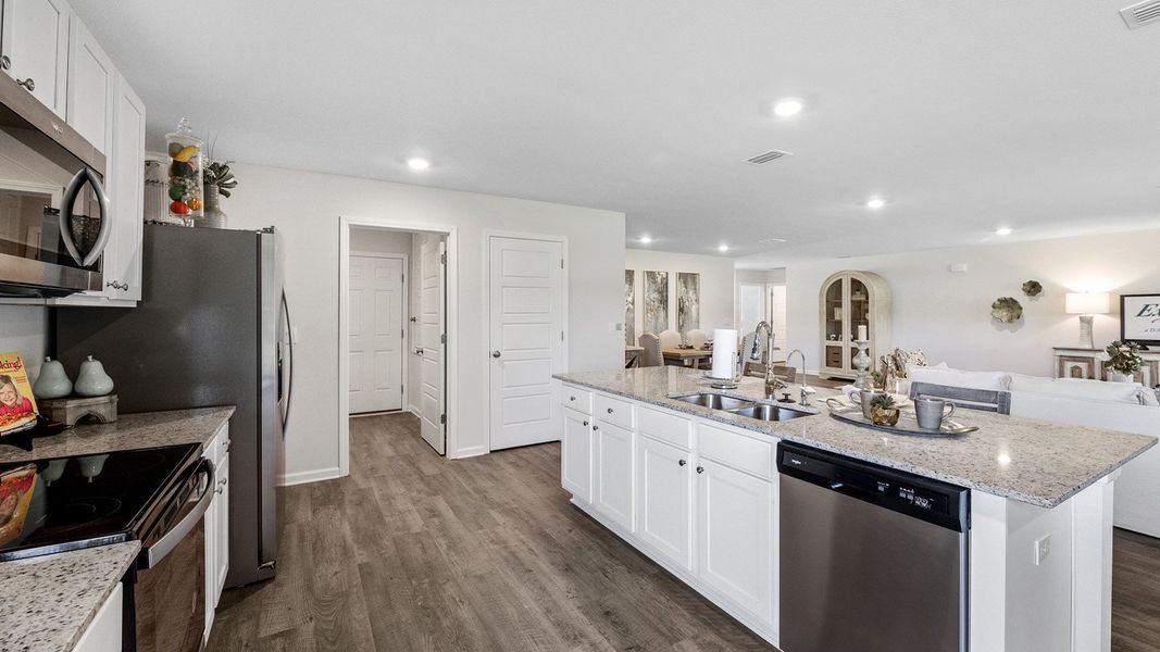 Representative furnished interior of a home built from the The Sawyer by D.R. Horton in The Hammocks, Crawfordville (Image 12).
