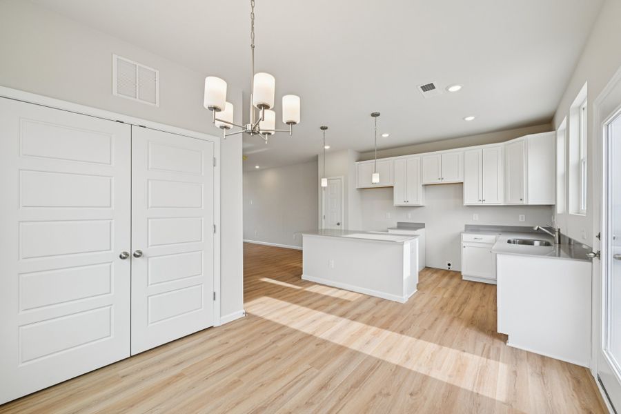 Representative furnished interior of a home built from the Gaston by Brookline Homes in The Crossing at Cramerton Mills, Gastonia (Image 16).