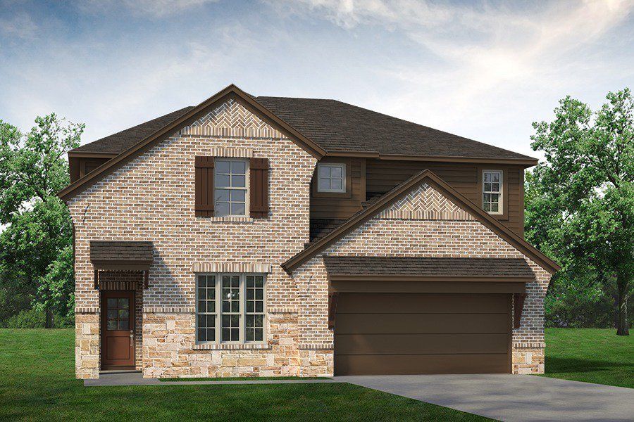 Elevation F- 2,795 up to 2,896 square feet