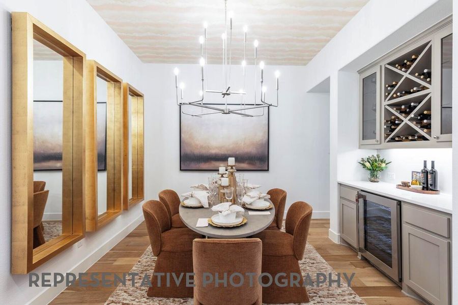 Furnished interior view inside a new home in Bridgeland, Cypress (Image 5).