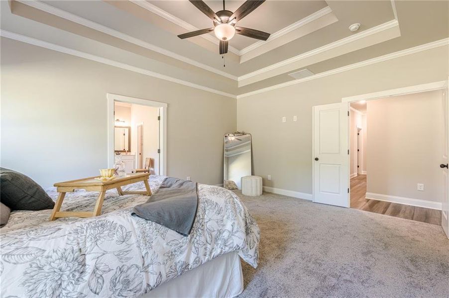 Furnished interior view inside a new home in , Covington (Image 10).