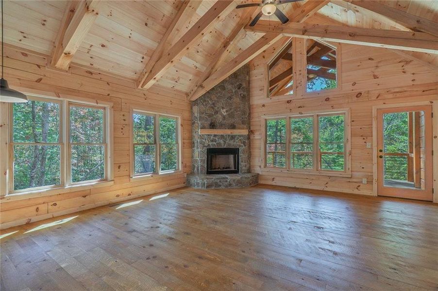 In-progress construction of a new home in , Cherry Log, GA (Image 16).