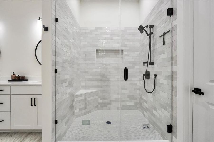 Furnished interior view inside a new home in , Winston (Image 17).