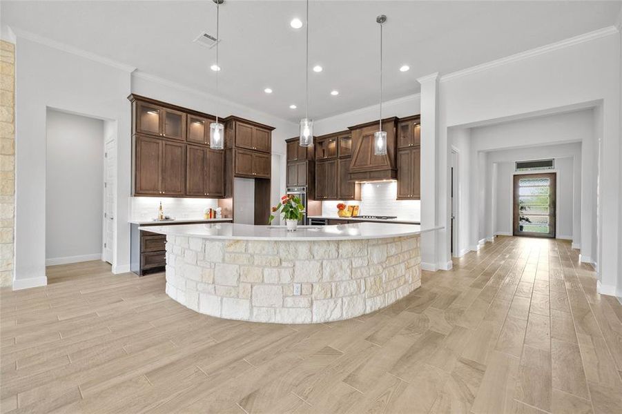 Extra Wide Foyer, Tall Ceilings