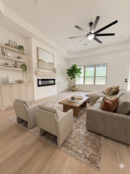 Furnished interior view inside a new home in , Dayton (Image 4).