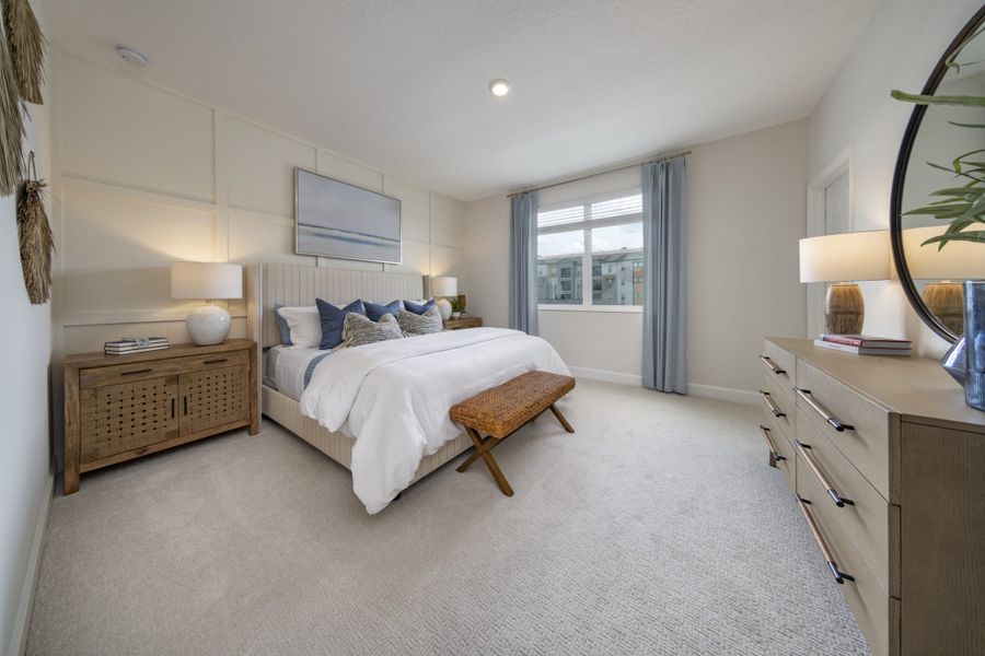 Primary Bedroom | Skye | Spring Walk at The Junction | New Homes in DeBary, FL | Landsea Homes