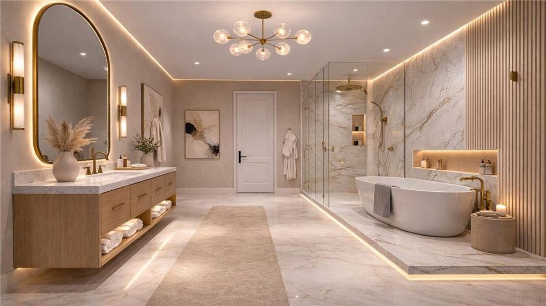 Furnished interior view inside a new home in , Alpharetta (Image 11). Furnished interior view inside a new home in , Alpharetta (Image 11).