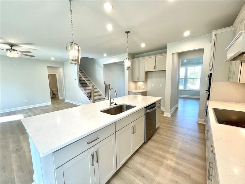 Furnished interior view inside a new home in Hopewell Reserve: Hopewell - 40' Value, Cumming (Image 13). Furnished interior view inside a new home in Hopewell Reserve: Hopewell - 40' Value, Cumming (Image 13).