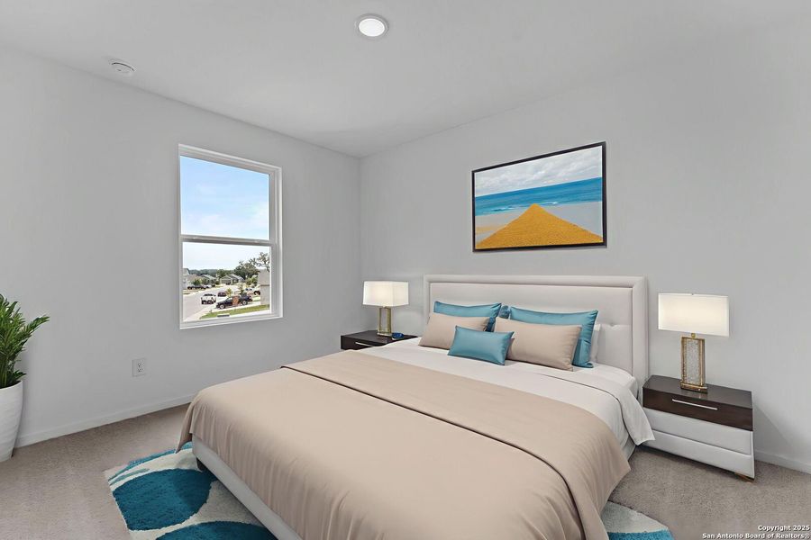 Furnished interior view inside a new home in Waterwheel: Cottage Collection, San Antonio (Image 6). Furnished interior view inside a new home in Waterwheel: Cottage Collection, San Antonio (Image 6).