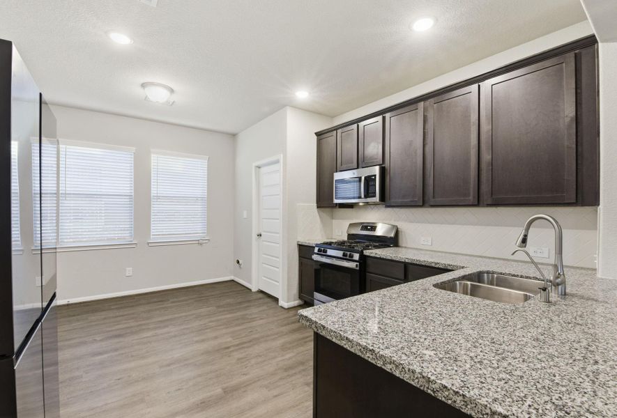 Furnished interior view inside a new home in Legends Bay, Baytown (Image 14). Furnished interior view inside a new home in Legends Bay, Baytown (Image 14).